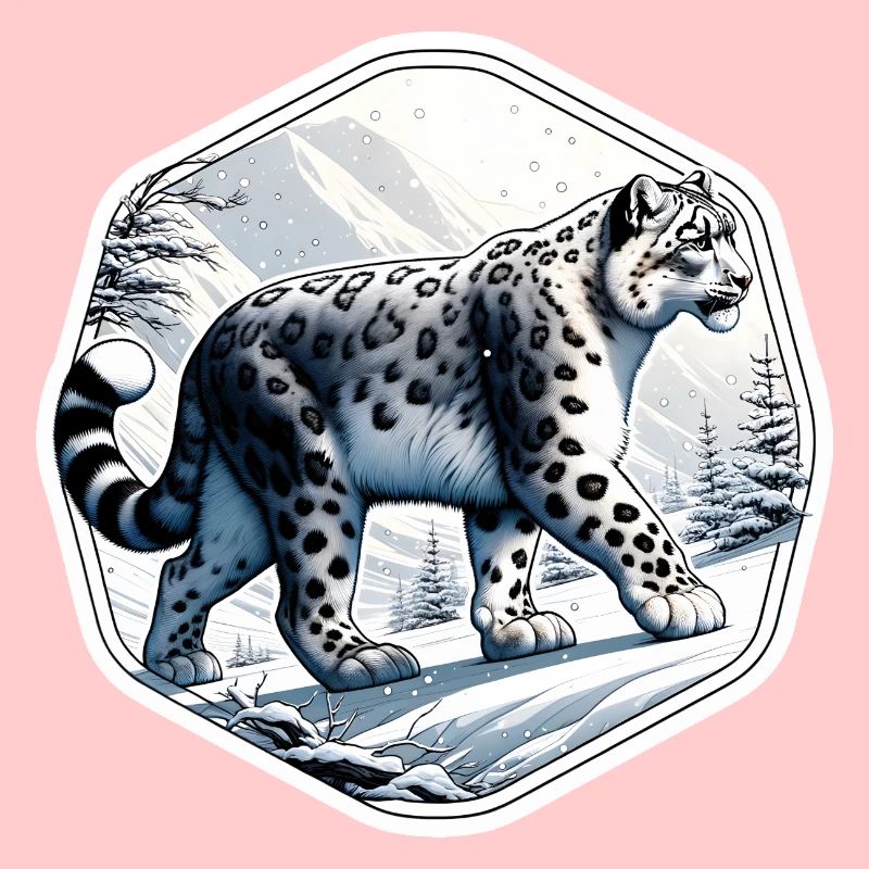 Snow Leopard Leopard White Leopard