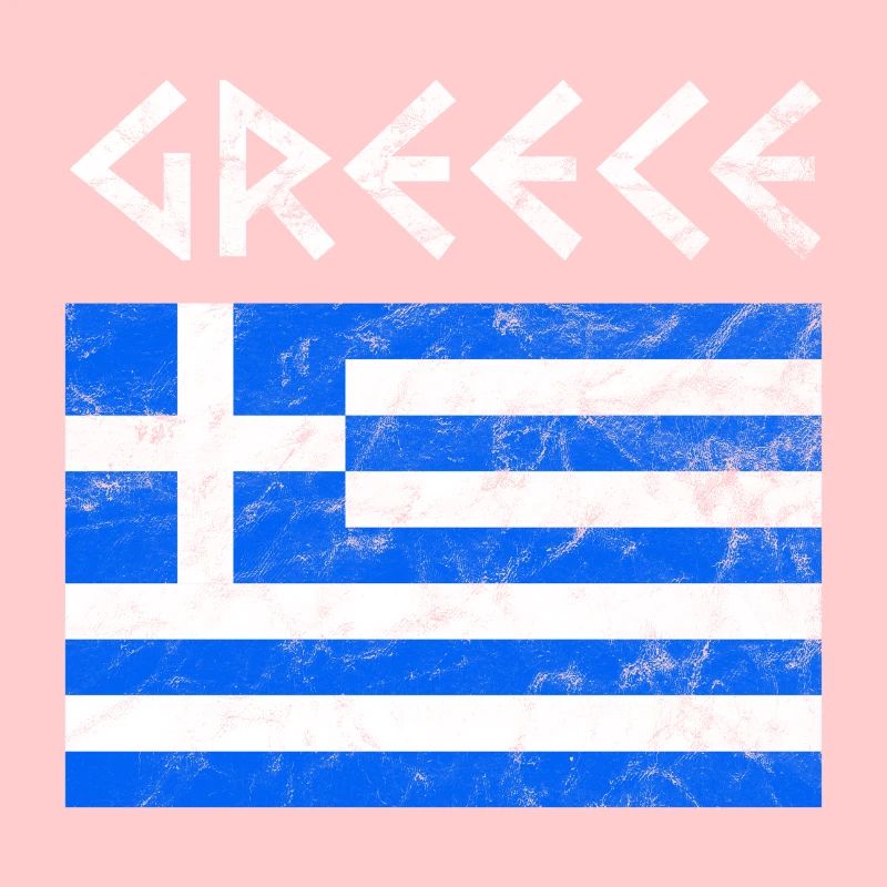 Grèce drapeau grec