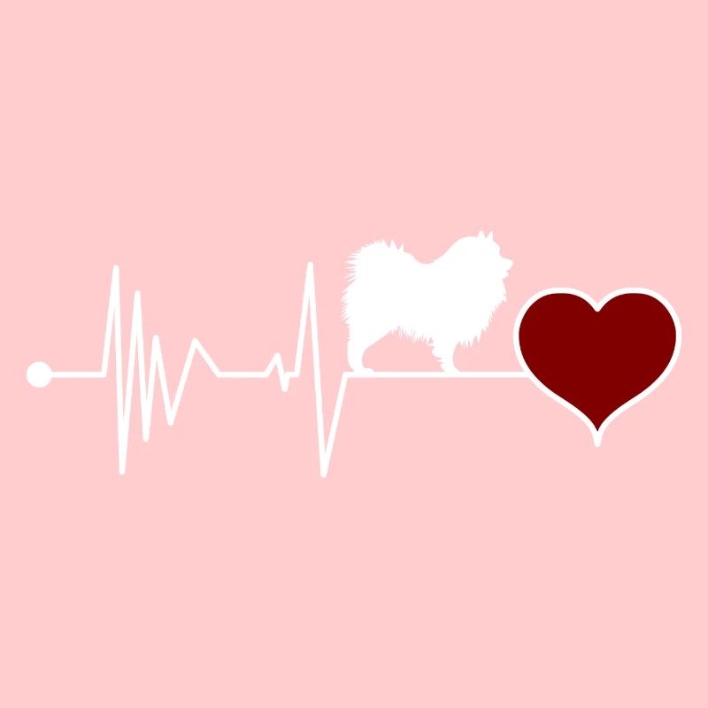 Deutscher Wolfsspitz Spitz Keeshond Herzschlag