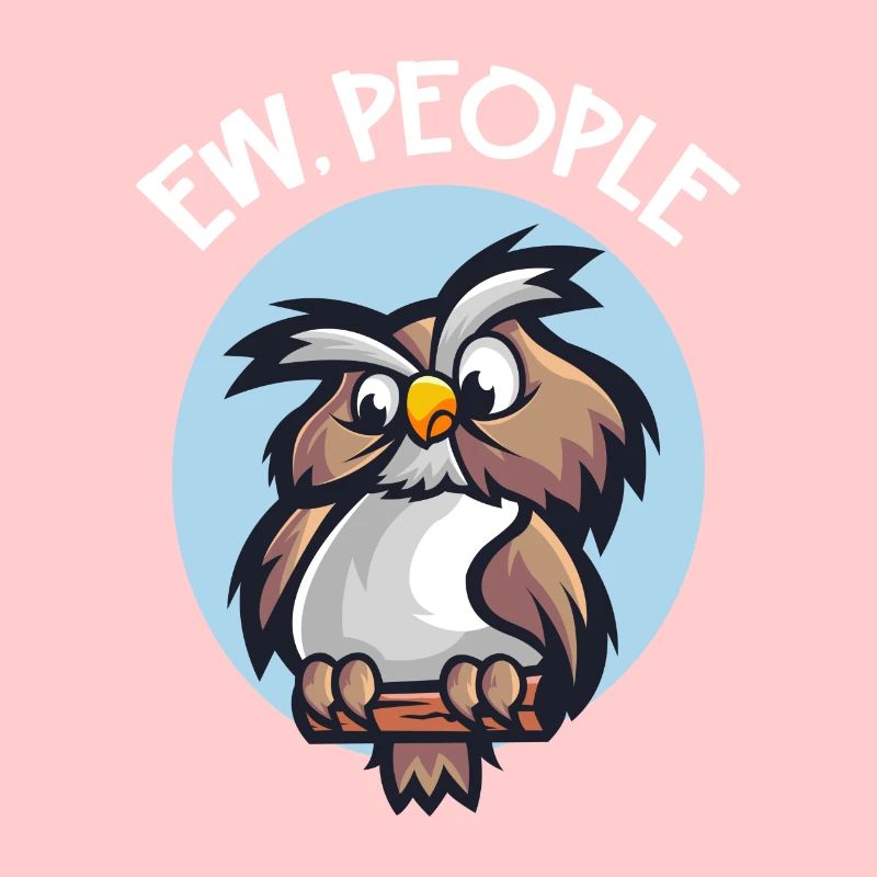 Ew People Lustige Comic Eule