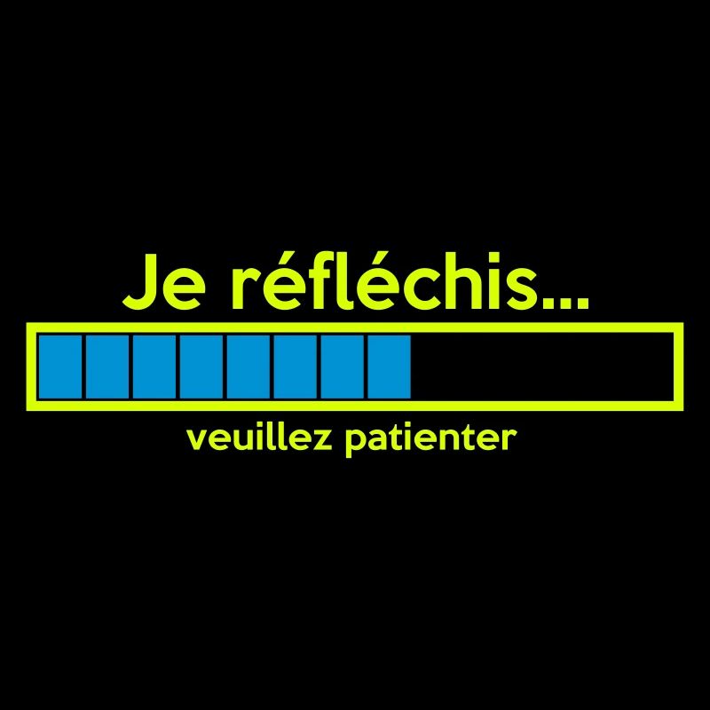 je réfléchis