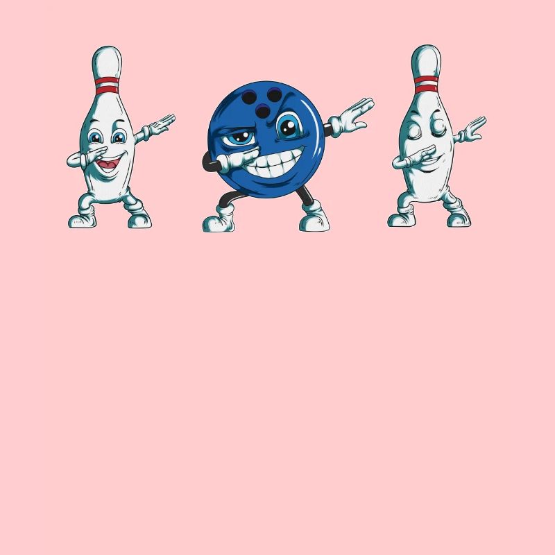 Bowling Fan Bowling Pin Bowlingkugel machten Dab