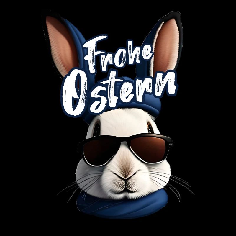 Cooler Osterhase Cool Sonnenbrille