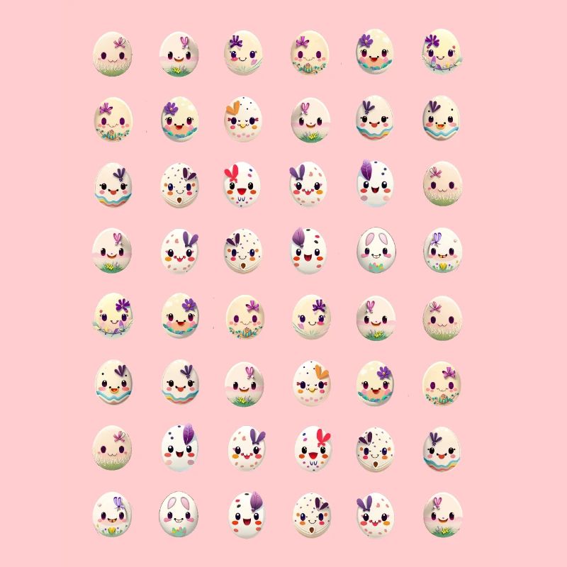 Colorful Easter Eggs Easter Egg Pattern Easter