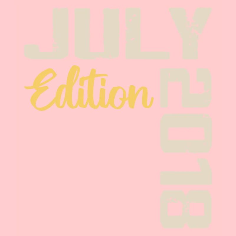 Juli 2018 Geburtstagsshirt Juli 2018
