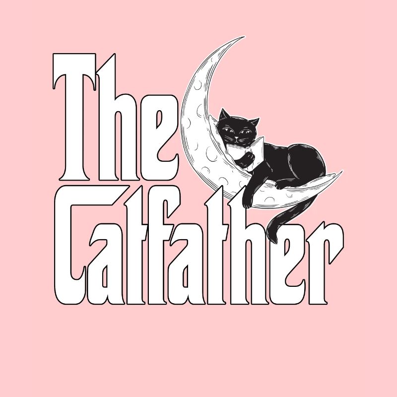 Chat Papa Le Catfather Crazy Cat Père Kitty Daddy
