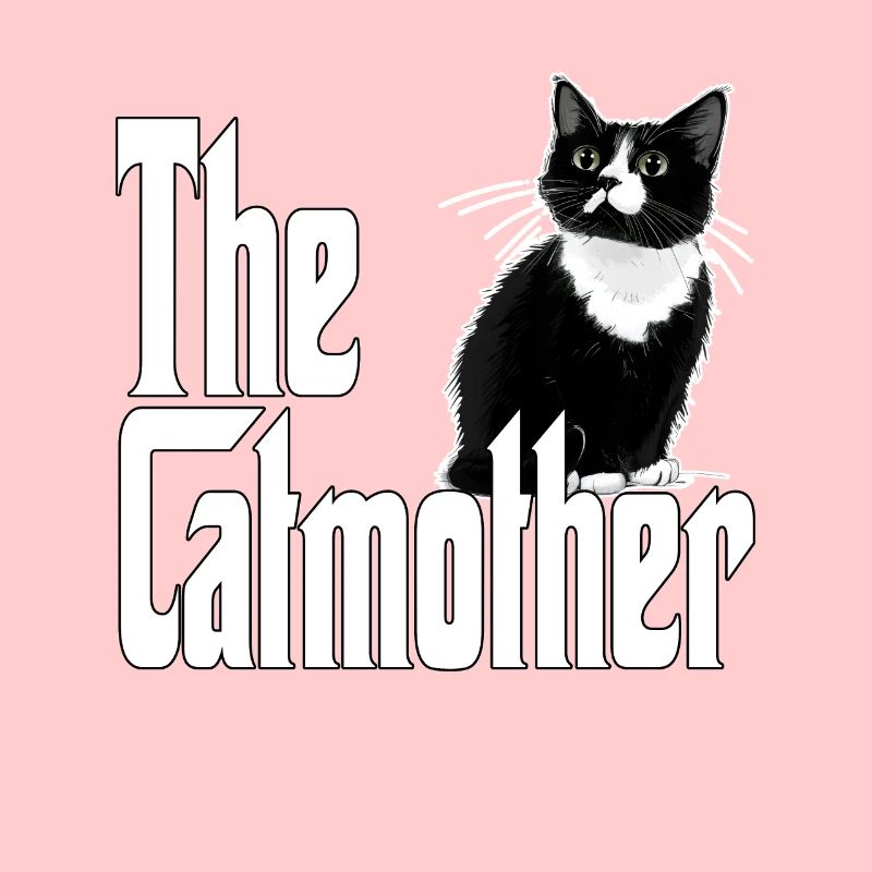 Katze Mutter La Catmother Chat Crazy Maman Maman