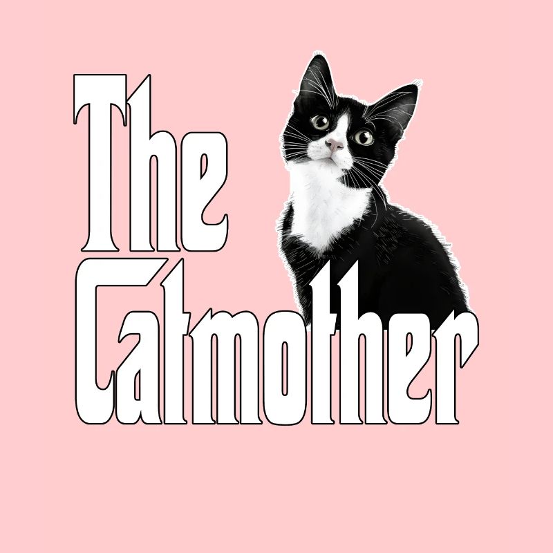 Katze Mutter La Catmother Chat Crazy Maman Maman