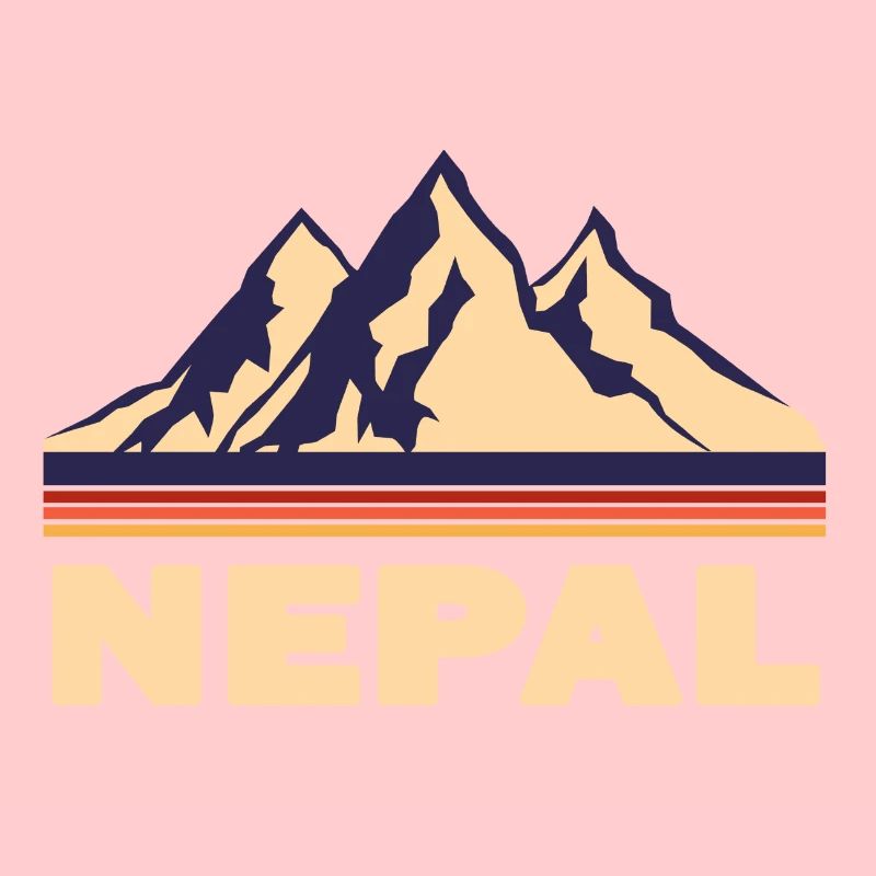 nepal berge asien geschenk