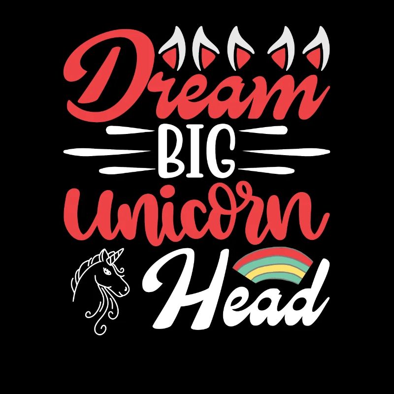 Träume groß kleines Einhorn Unicorn