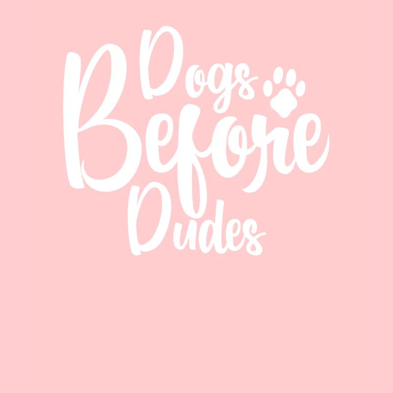 Chiens devant les gars