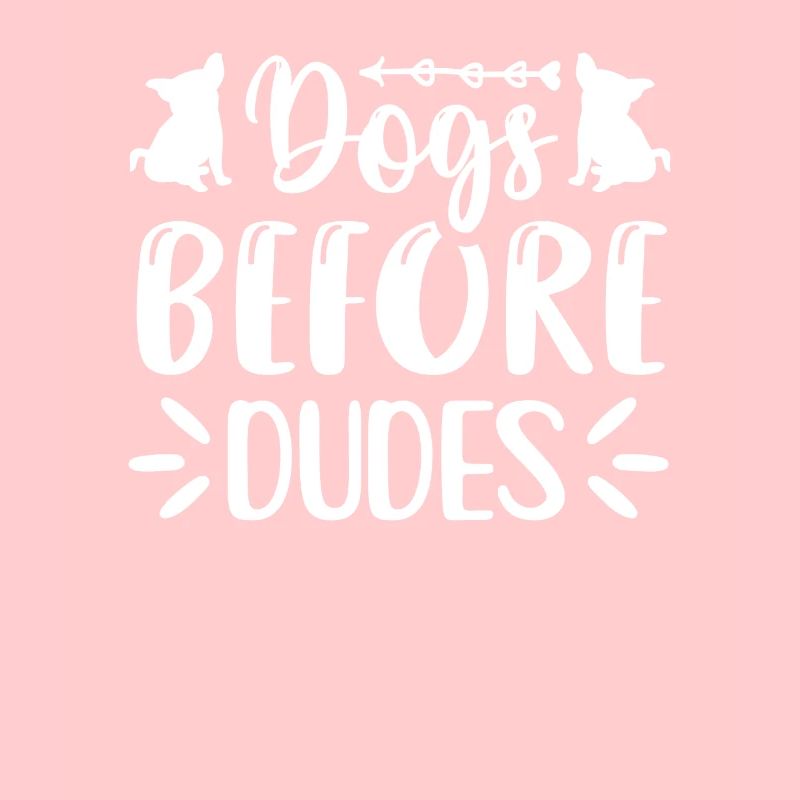 Chiens devant les gars