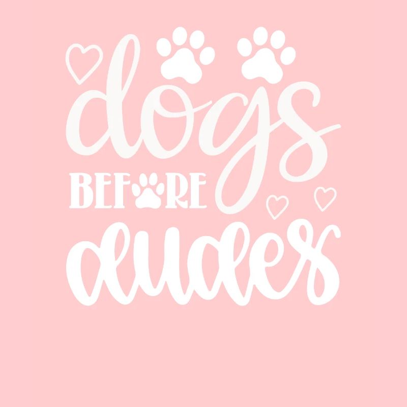 Chiens devant les gars