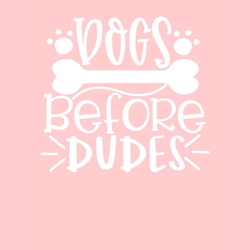 Chiens devant les gars