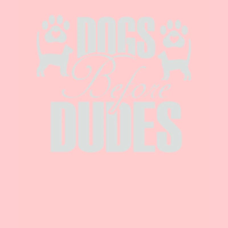 Chiens devant les gars