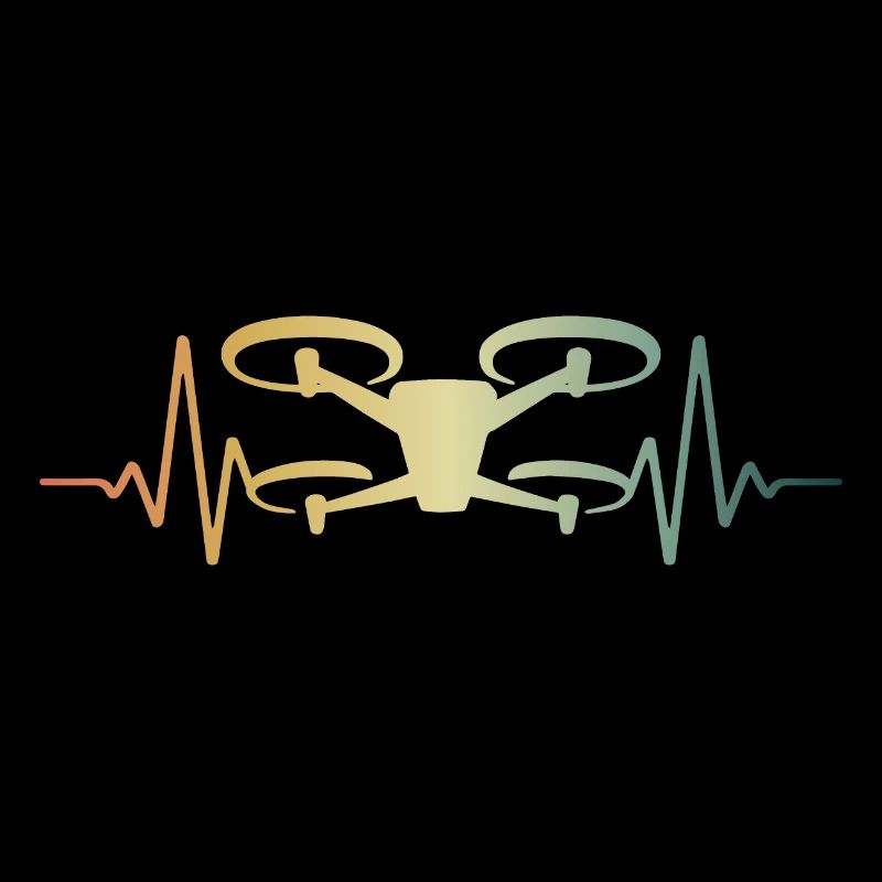 Heartbeat Drone Drones ECG Pulse