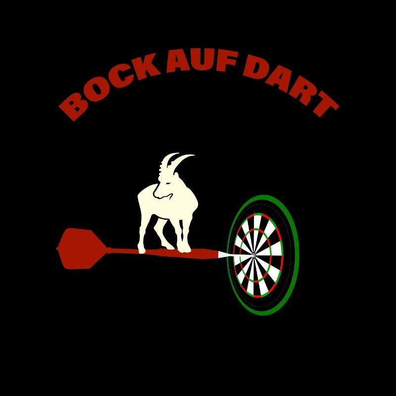 Bock auf Dart Wortwitz Geschenk
