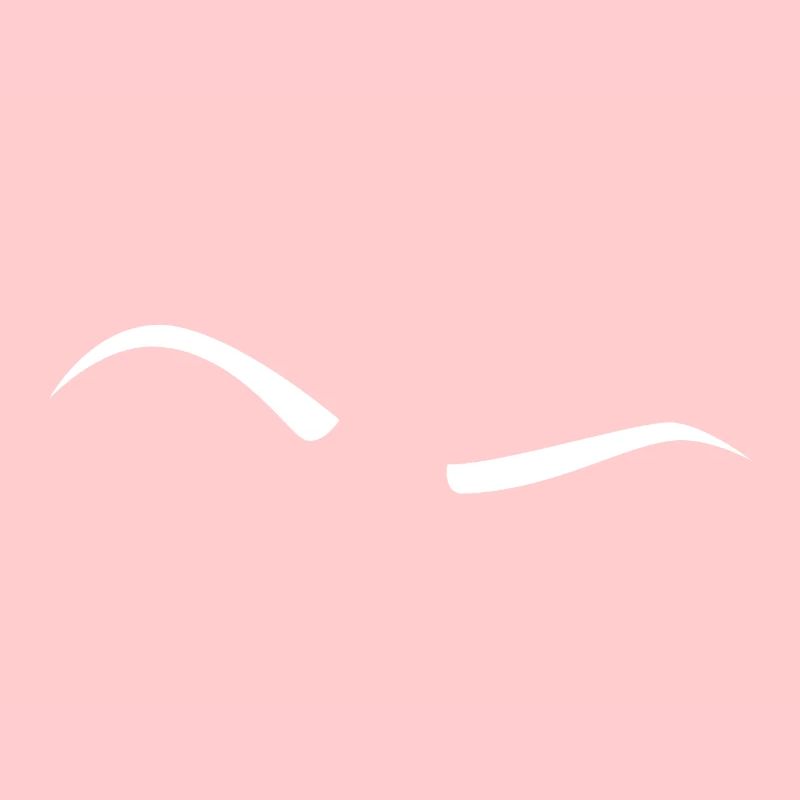 Sourcils soulevés - Blanc