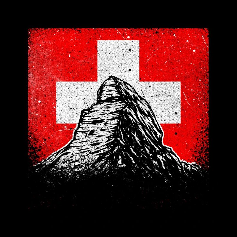 Schweiz Matterhorn Zermatt Schweizerkreuz Geschenk