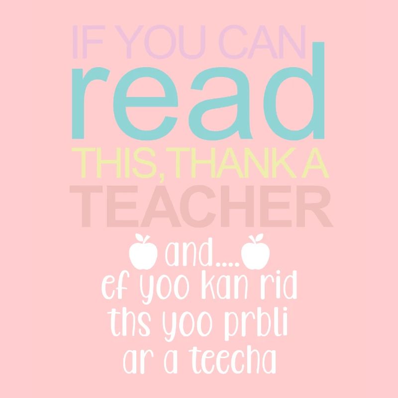 Read Teachers Thank Gift Saying