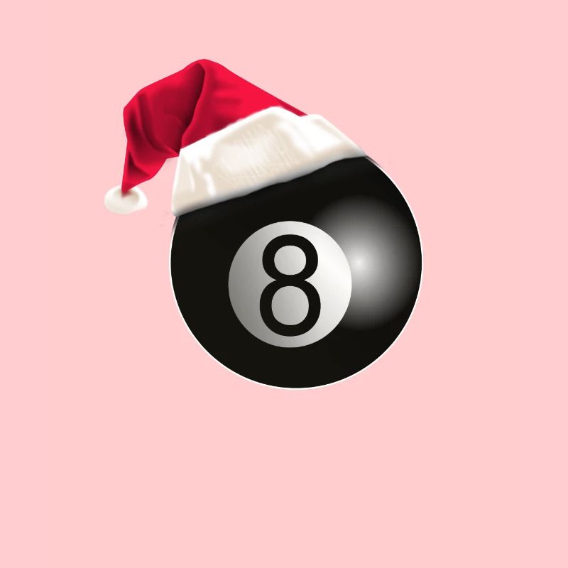 Conception drôle de billard billard de Noël