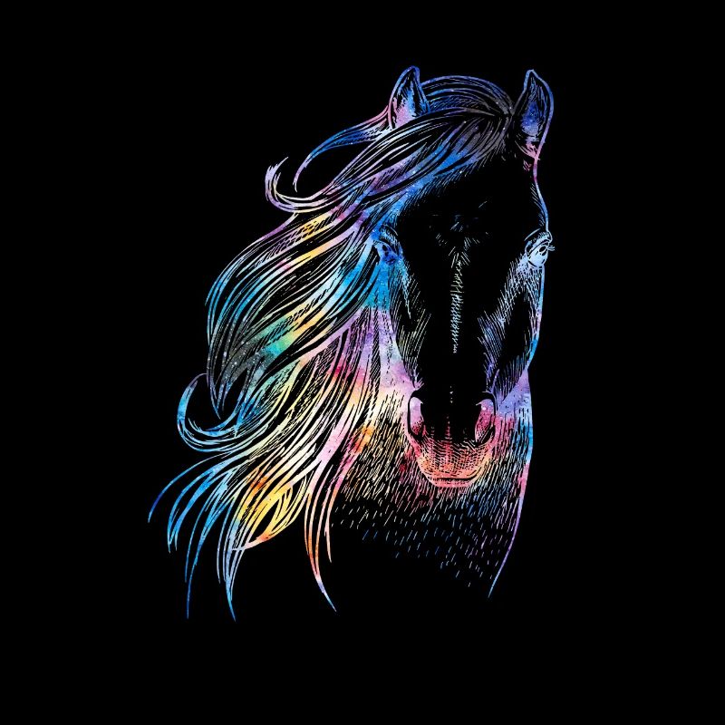 Couleur de l'eau cheval