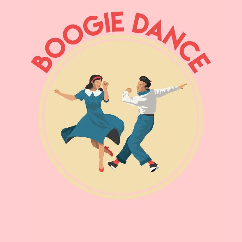 Boogie Woogie Dancer Dancing Decoupe Vintage