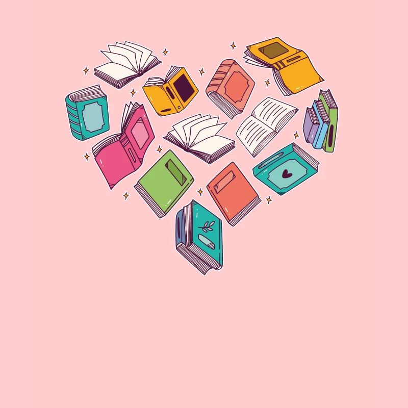 Heart book for book lovers