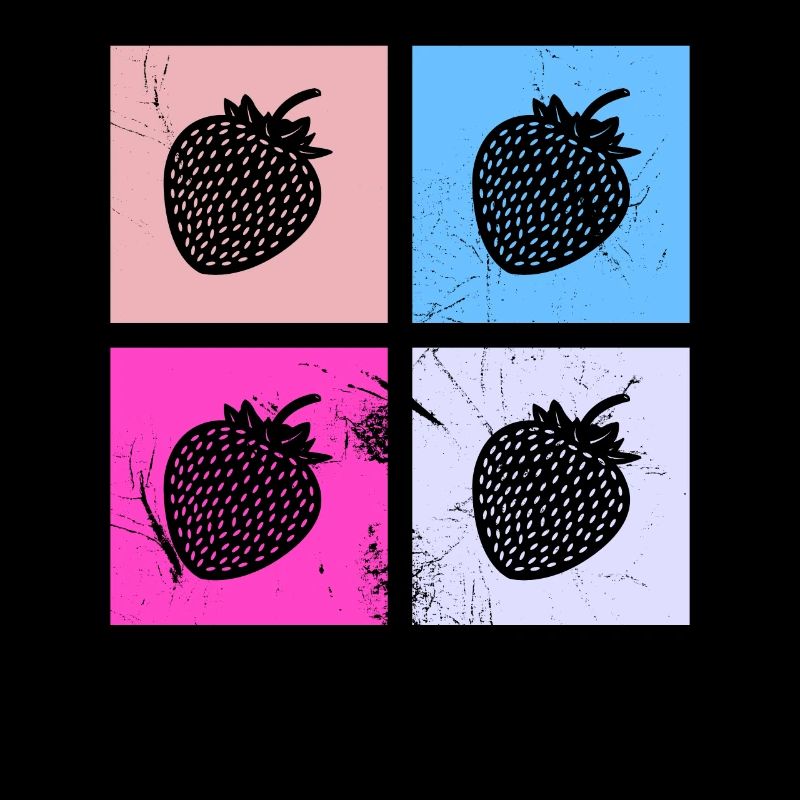 Strawberry Fruit Lover Retro Healthy Gift idea
