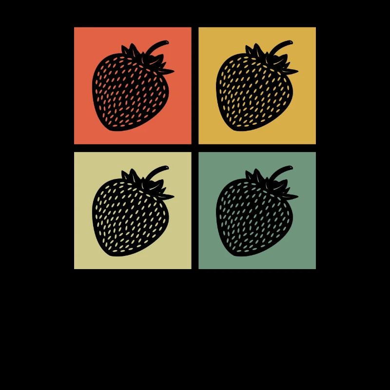 Strawberry Fruit Lover Retro Healthy Gift idea