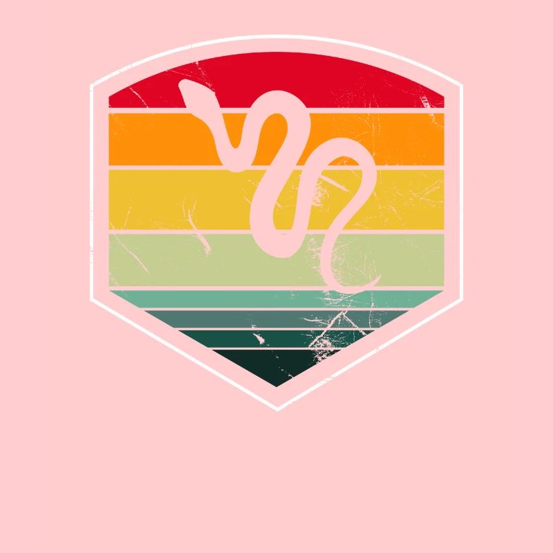 Snake Retro Reptile Python Idée cadeau