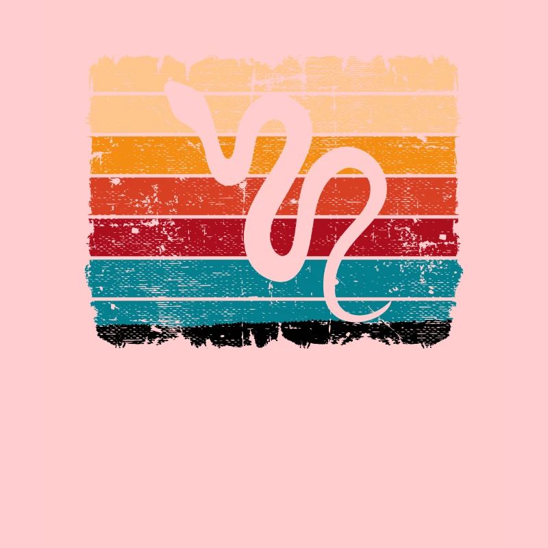 Snake Retro Reptile Python Idée cadeau