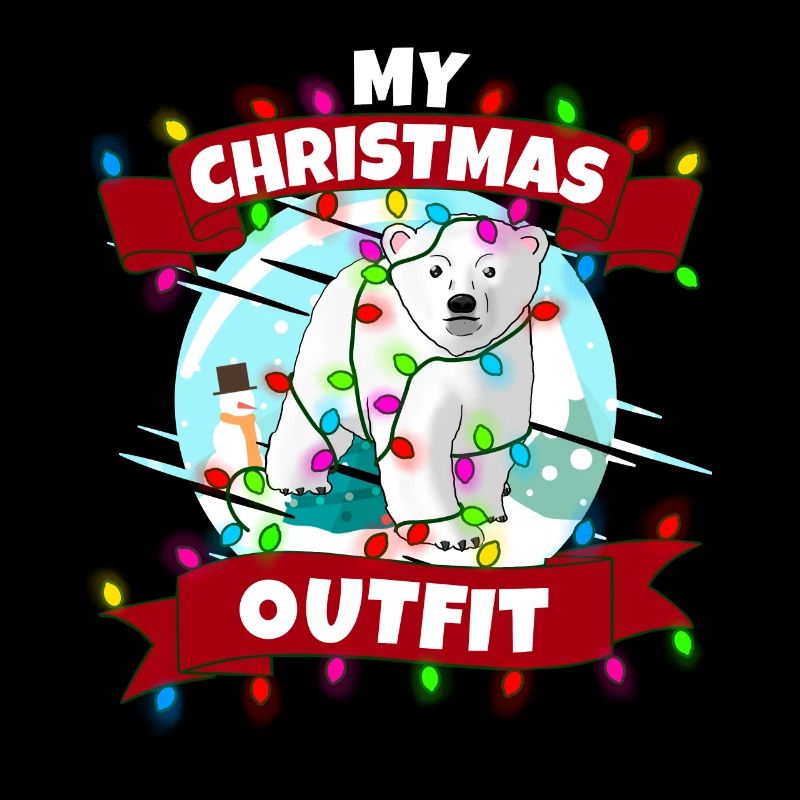 Mein Weihnachten Outfit Eisbär