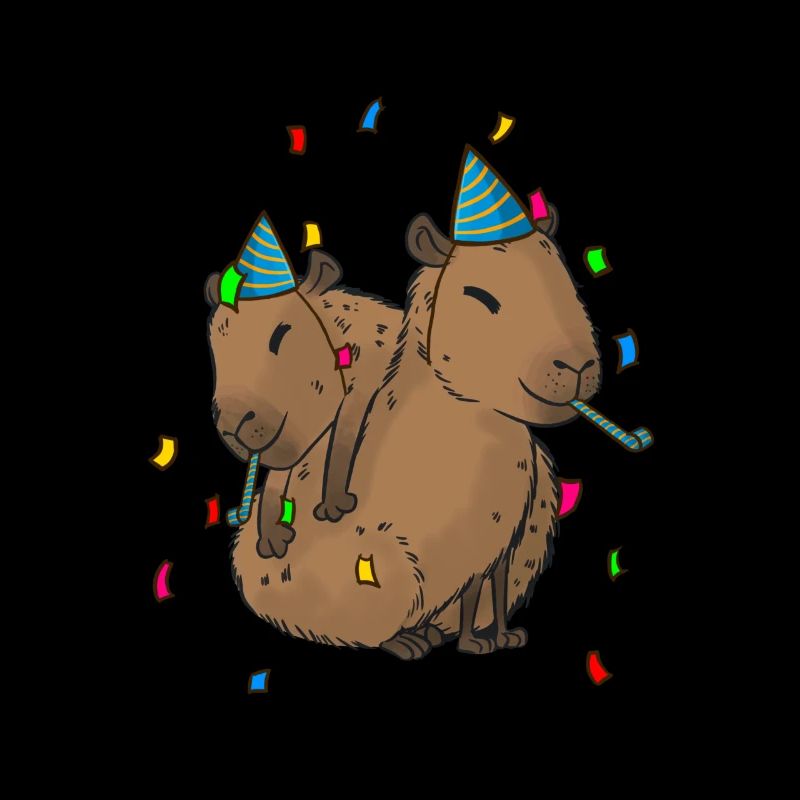 Capybara Birthday