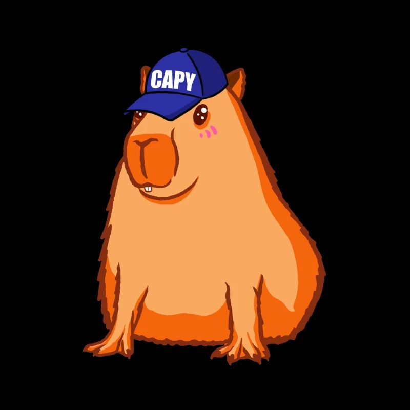 Capybara lustiger Spruch Capy Bara