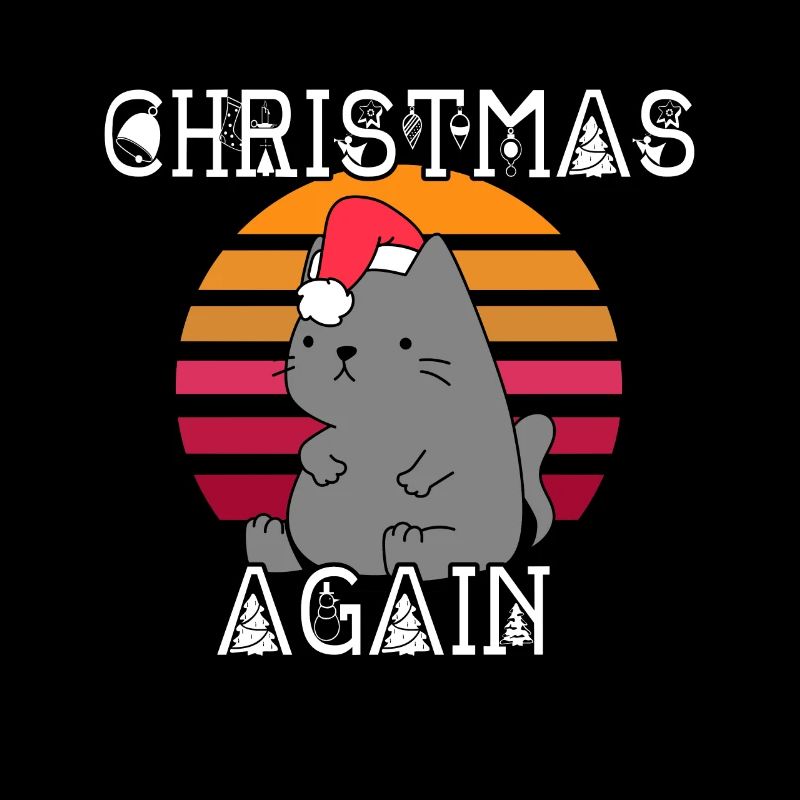 Noël à nouveau Chat de Noël