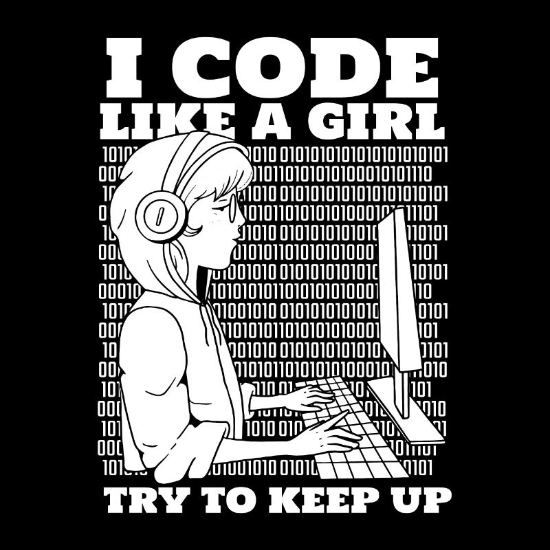 Developer Coder Programmer Girl