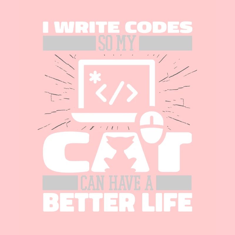 Entwickler Coder Programmierer Katze