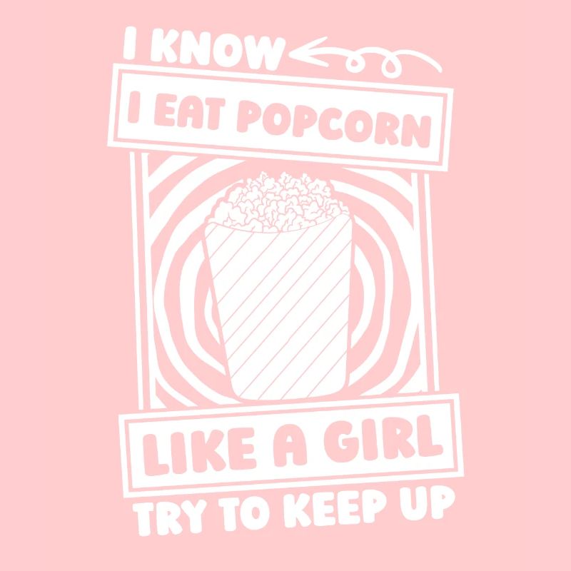 fille de pop-corn