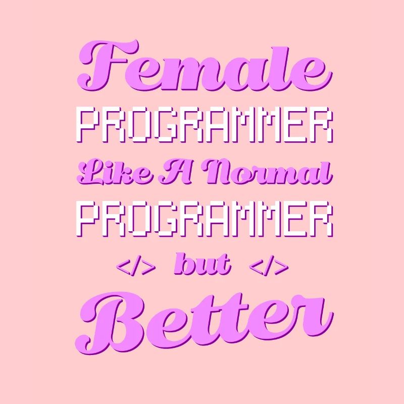 Développeur Coder Programmeur Femme