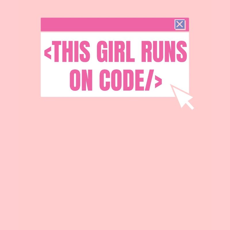 Développeur Coder Programmeur Girl
