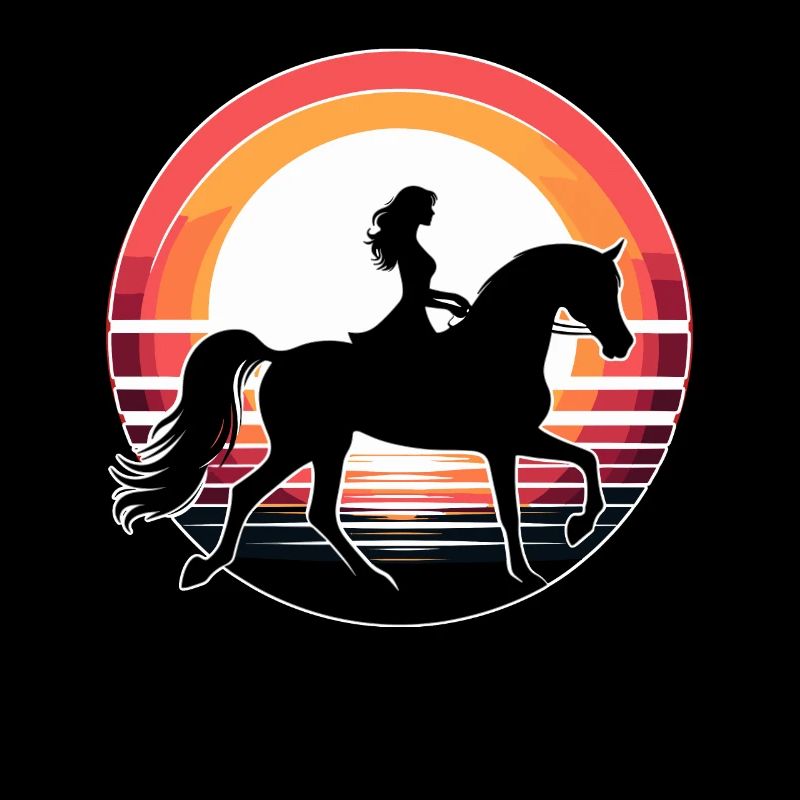 Arabisches Pferd Mädchen