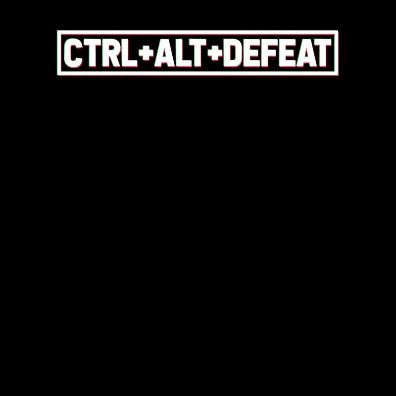 Gamer Gaming Keyboard Shortcuts Ctrl Alt Defeat