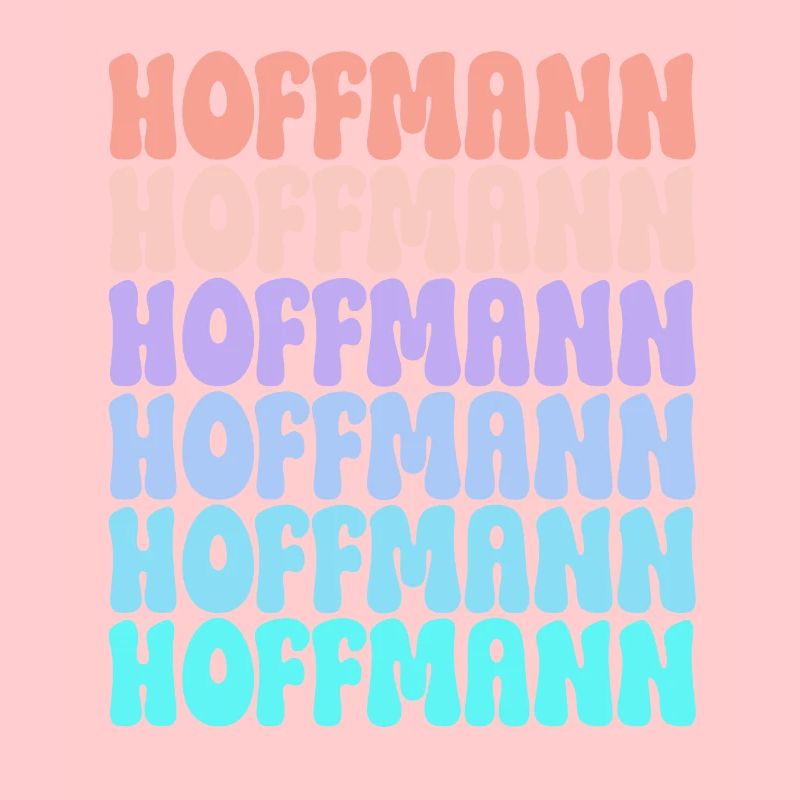 Idée cadeau de nom de famille rétro Hoffmann