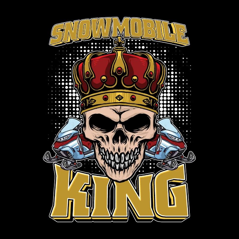 Snowmobile Snowmobile Skull
