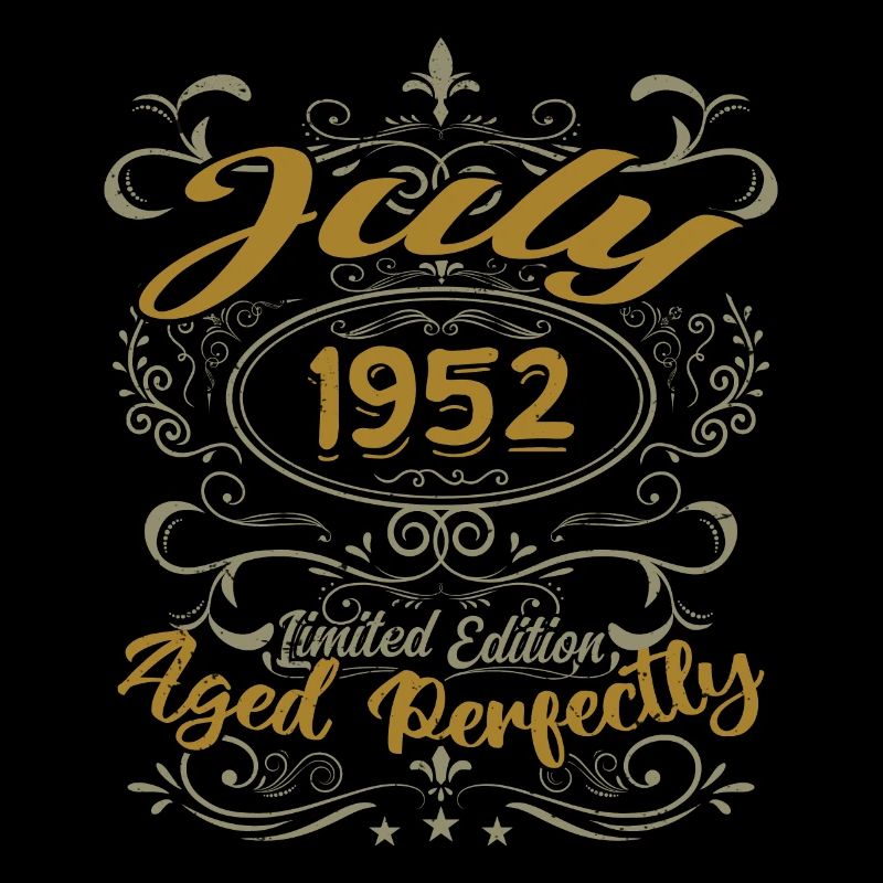Juli 1952 Geburtstag Juli 1952 Geschenk 1952