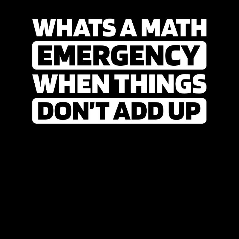 Mathe Mathematik Math Jeu de mots amusant