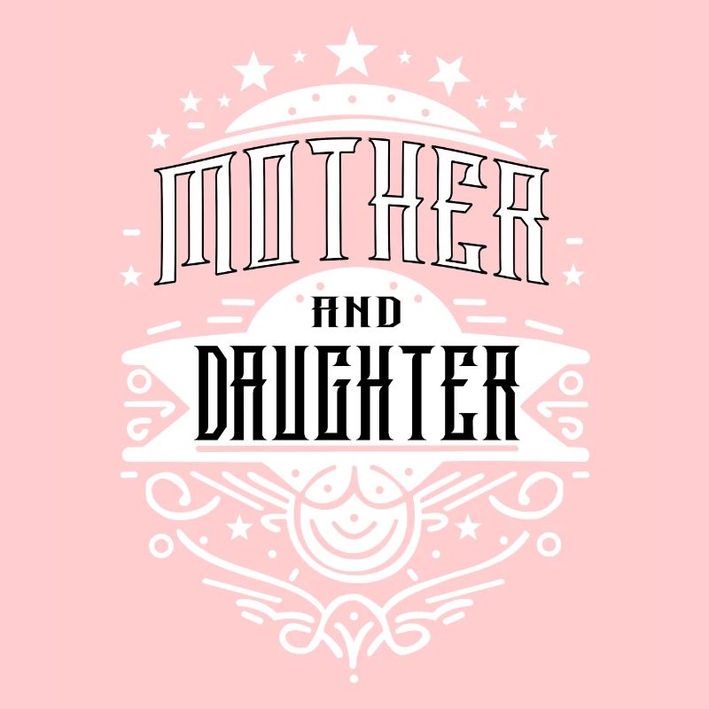 Mutter und Tochter Familie Liebe Mama Geschenk
