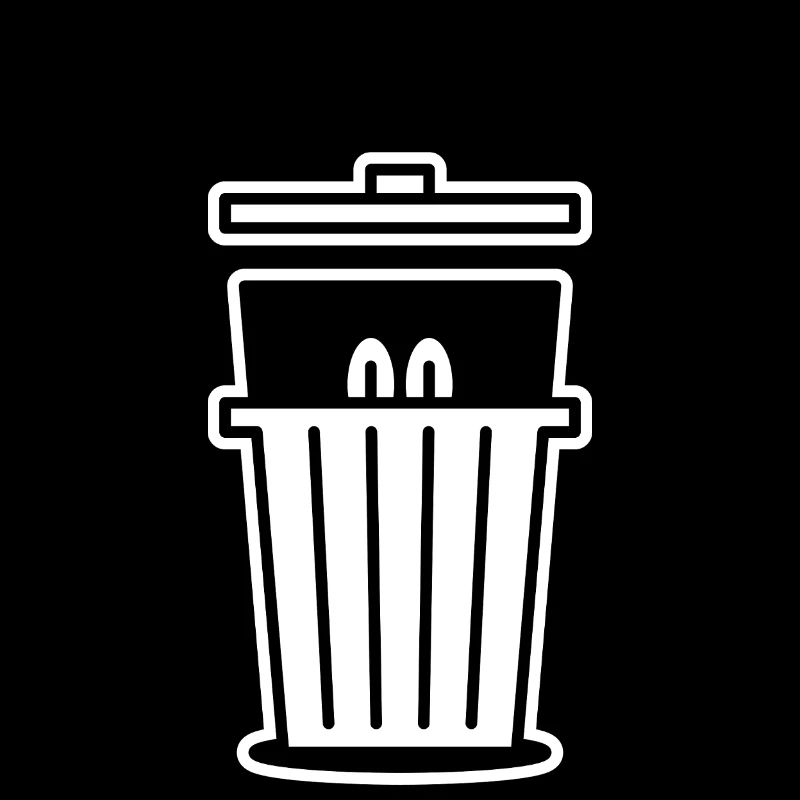 Thug Hiding In A Trash Can