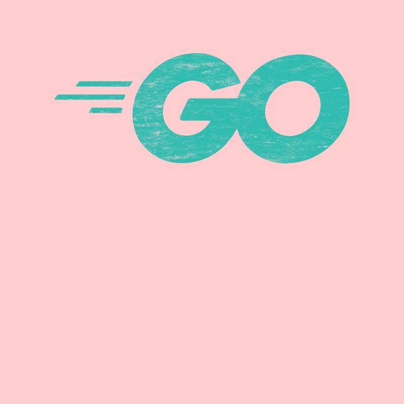 Langage de programmation Go avec logo Go en détresse